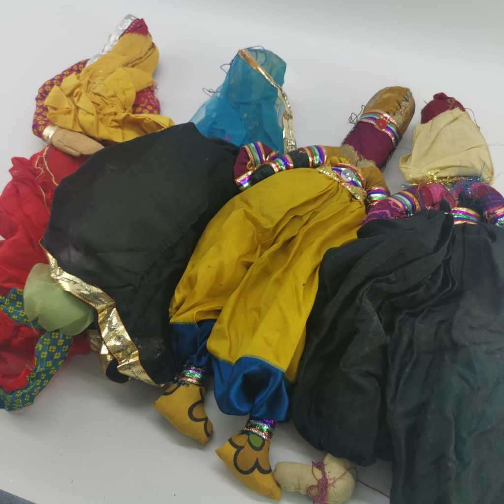 Oriental Highly Detailed Hand Crafted Vintage Oriental Puppets Bid